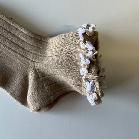 【 Collegien × mik&co 】Rococo frill ankle socks