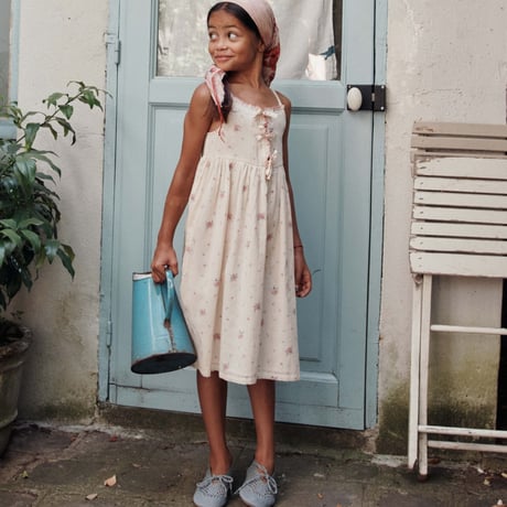 【Emile et Ida】 PRINTED LONG DRESS - PAQUERETTE