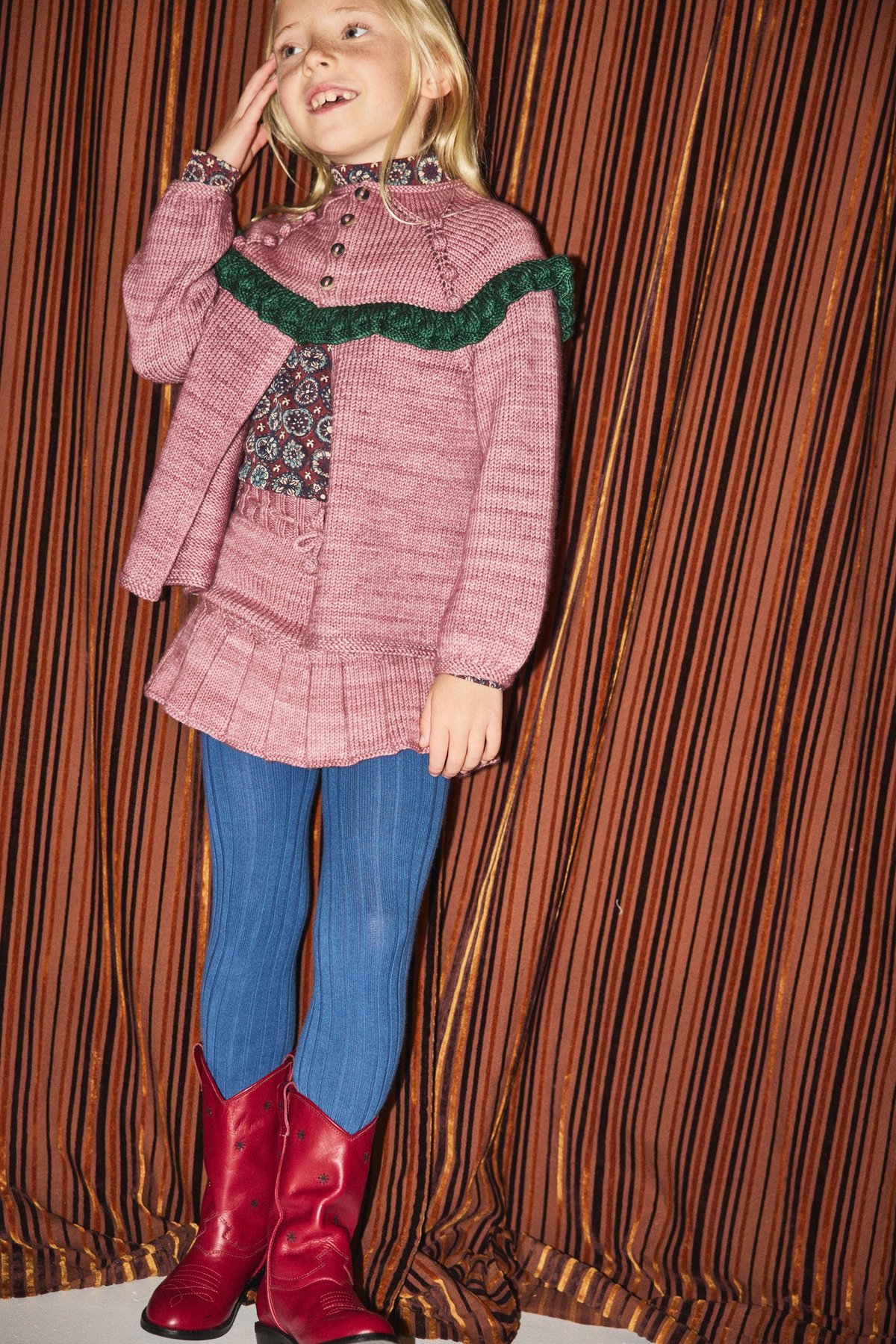 Misha&Puff】Skating Pond Skirt (Antique Rose) |