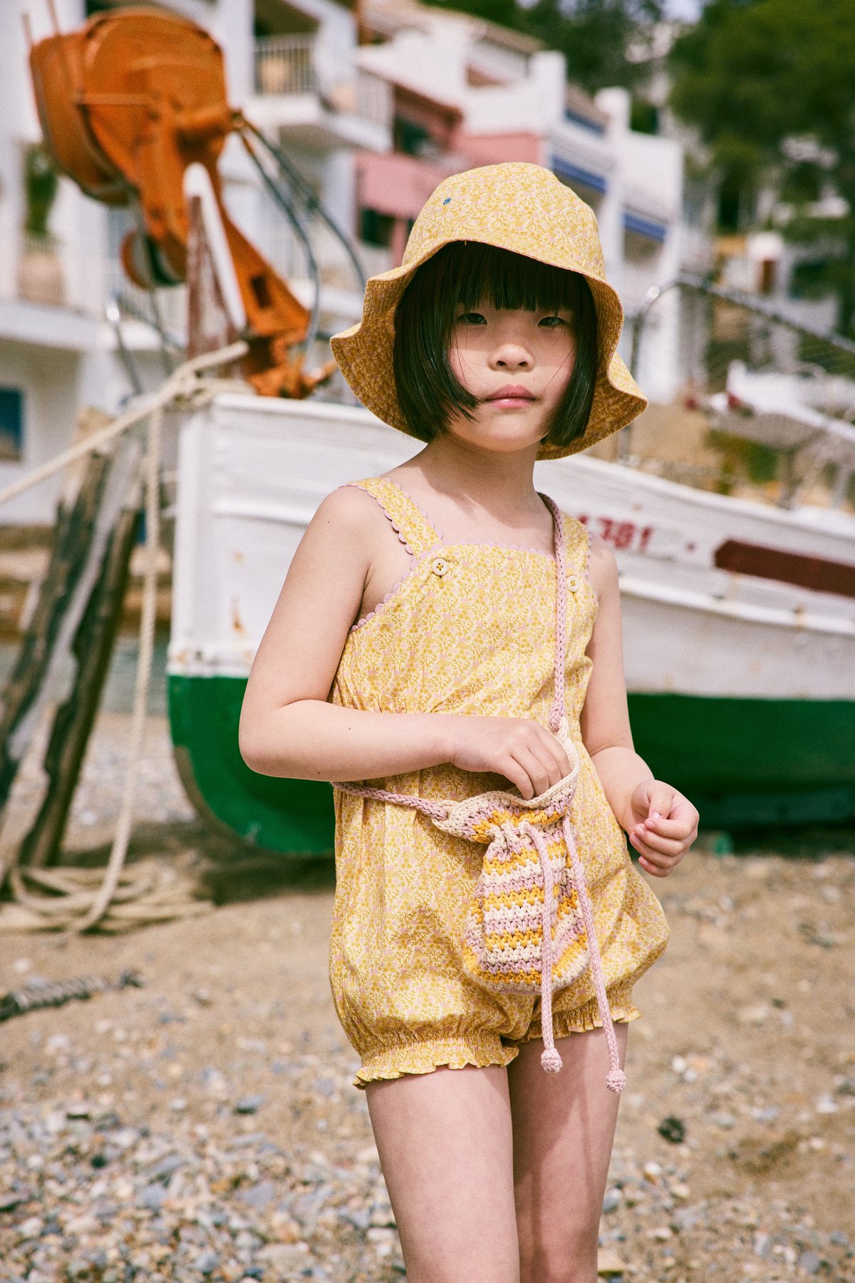 Misha&Puff】Bobbi Romper/Golden Orche Radish Ro