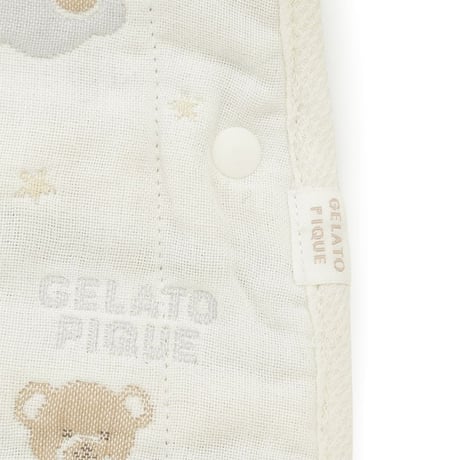 【 gelato pique 】 PBGG263010 BABYﾄﾞﾘｰﾐｰﾍﾞｱ柄6重ｶﾞｰｾﾞｽﾘｰﾊﾟｰ