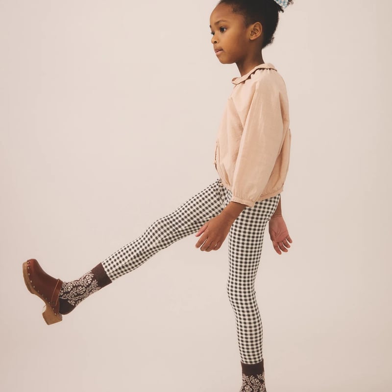 SOOR PLOOM 】Stretch Legging-Gingham Print, Sh