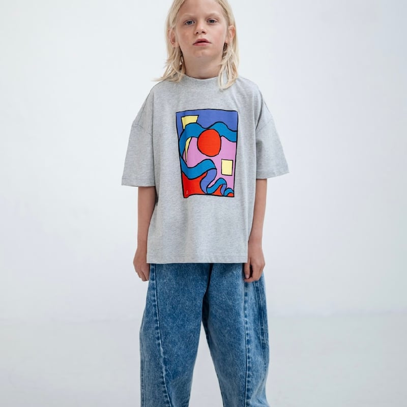 Drop1【Repose AMS】 wide pant-acid blue | MIK & CO