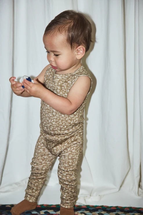 Misha&Puff】Baby Snap Overall (Kelp Bunny Meado