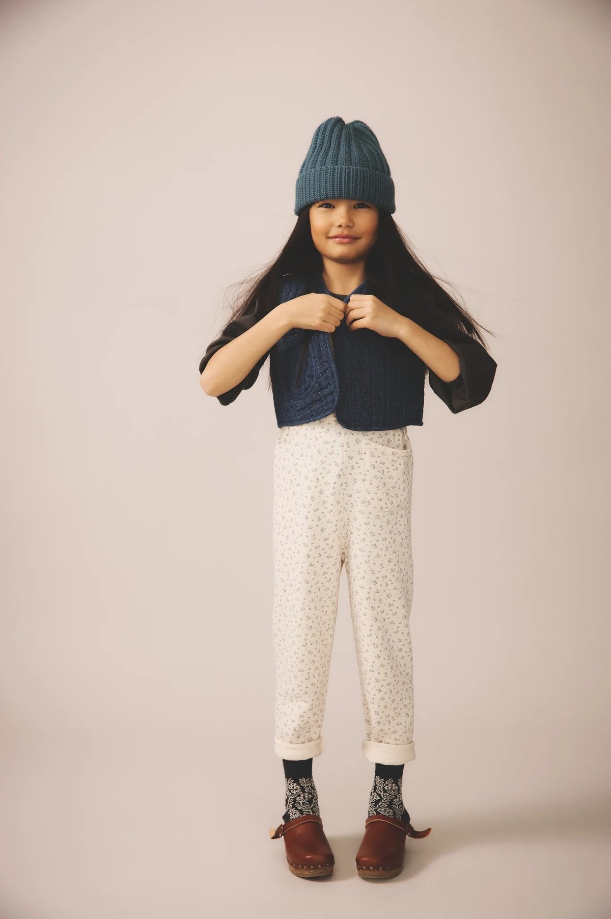 SOOR PLOOM 】Mixed Sock , Soot 単品売り (6y,8y無地)
