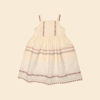 【 Apolina 】 MINERVA DRESS - CREAM（3-5y,7-9y）