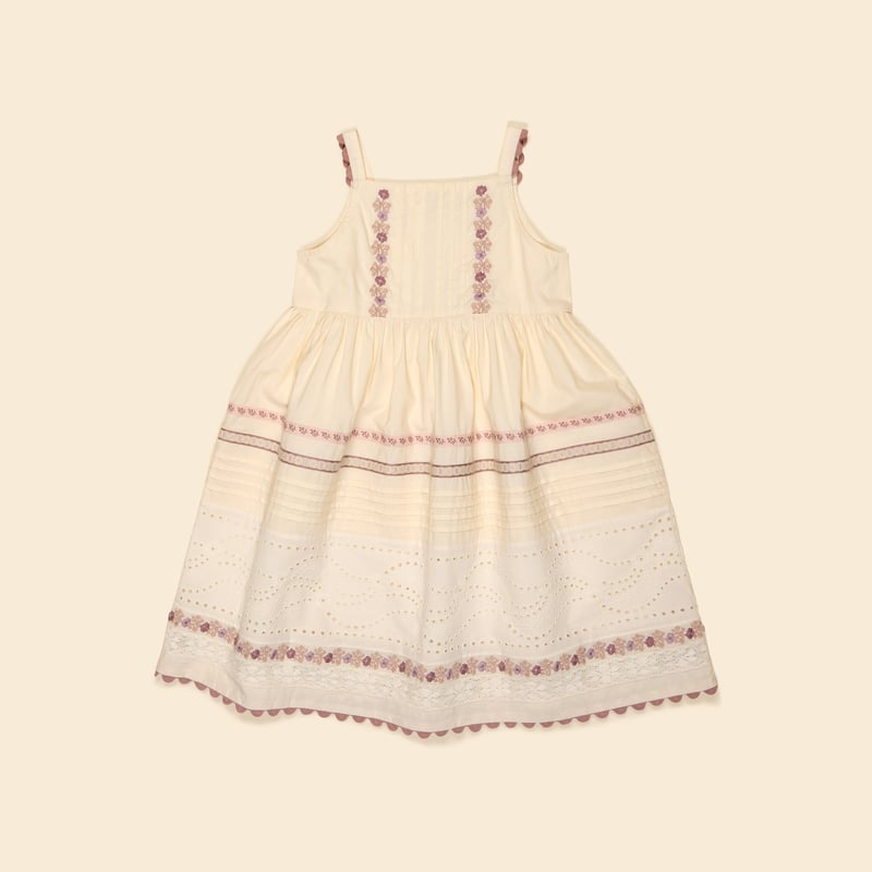 Apolina 】 MINERVA DRESS - CREAM（3-5y,7-9y） |