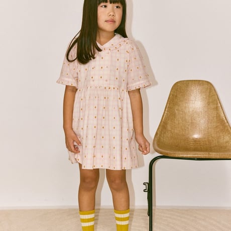 【Misha&Puff】 VOYAGE DRESS (AZALEA BLOSSOM PLAID)