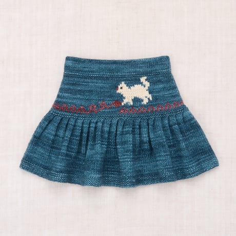 【Misha&Puff】Kitten Tangle Skirt (Blue Smoke)