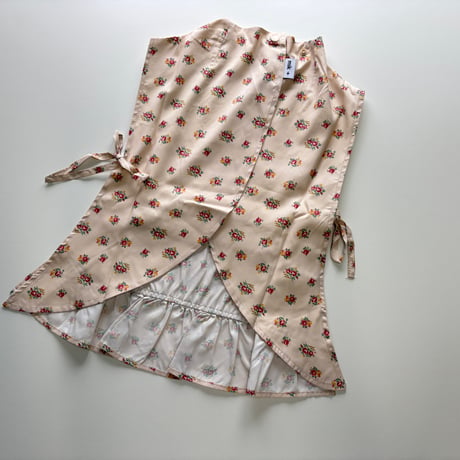 【mik＋】Original Tunic  Apron - Floral - Natural（S/M/L）