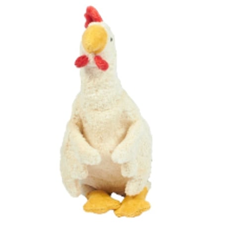 【SENGER  Naturwelt 】Cuddly Animal Chicken small / white
