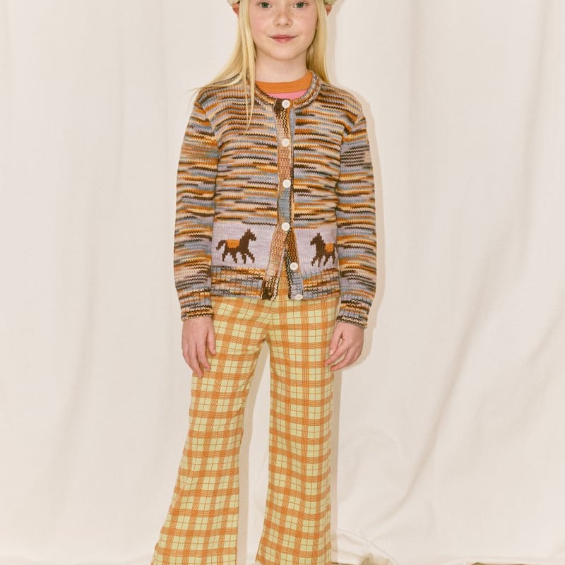 Misha&Puff】 HORSE TROT CARDIGAN (VIOLA SPACE D