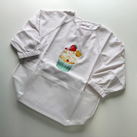 【mik＋】Original Raglan Sleeve Apron - Cup Cake（S/M/L）