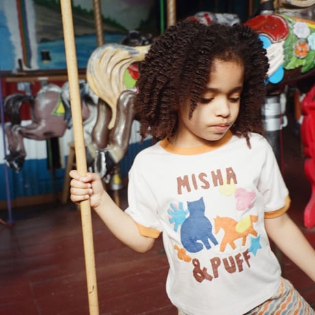 【Misha&Puff】 PASTURE APPLIQUE TEE (AURA)