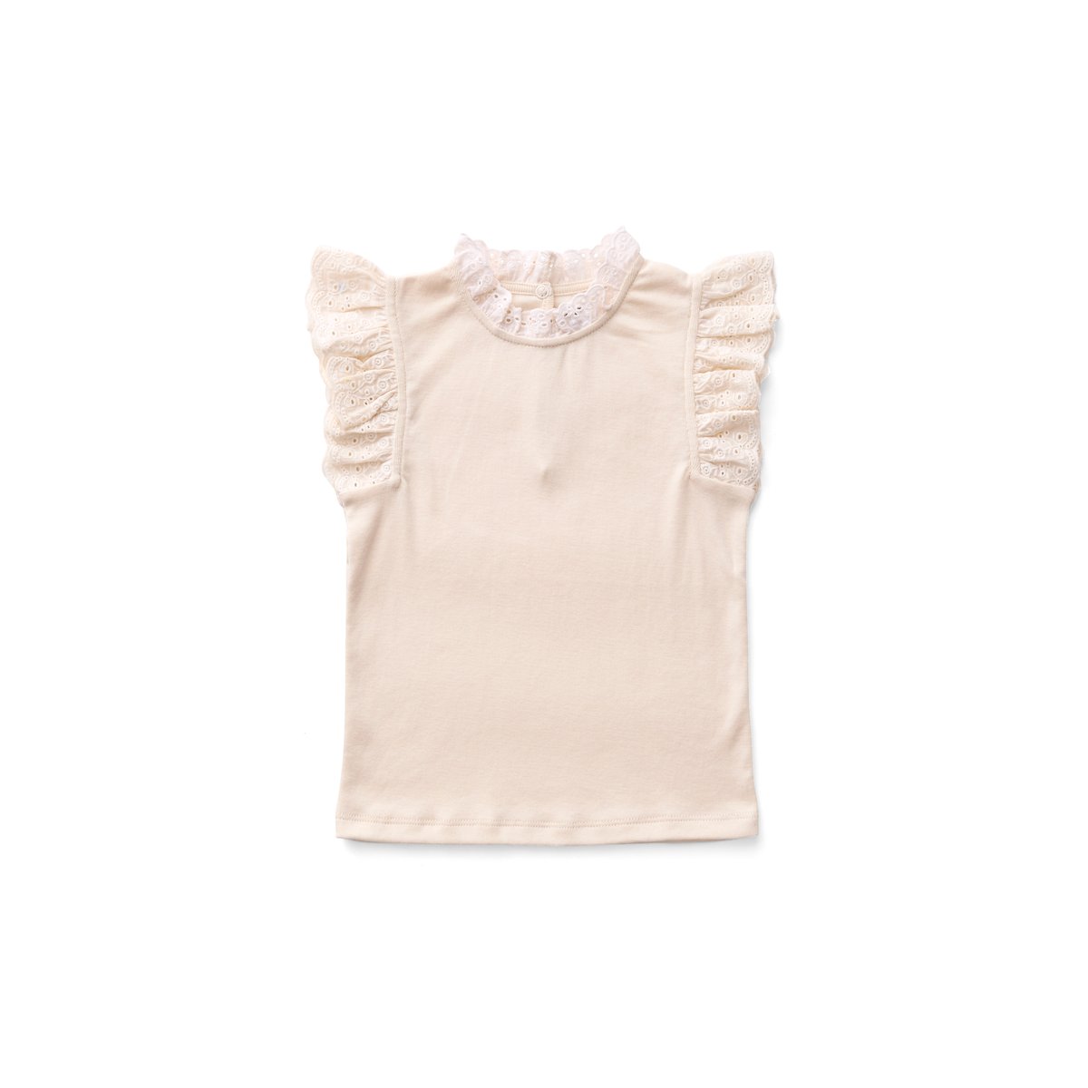 SOOR PLOOM ドット柄 Tシャツ 92cm レギュラーカラー ドット柄 シャツ 長袖 メンズ レディース 水玉 白 黒