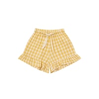 【organic zoo】 Honeycomb Gingham Frill Shorts