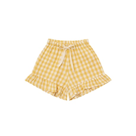 【organic zoo】 Honeycomb Gingham Frill Shorts