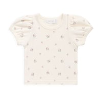 【 Jamie kay 】 JKCT262035 OCﾘﾌﾞ半袖ﾄｯﾌﾟｽ Emma Whisper OWHT （size 80~120）