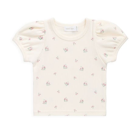 【 Jamie kay 】 JKCT262035 OCﾘﾌﾞ半袖ﾄｯﾌﾟｽ Emma Whisper OWHT （size 80~120）