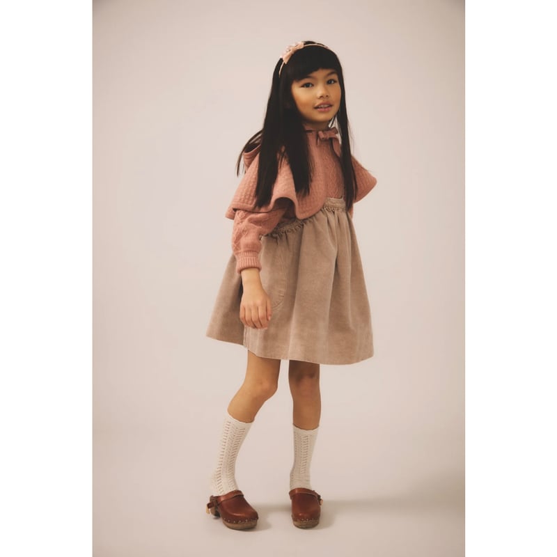 ワンピース SOOR PLOOM  Eloise 2Y Soor Ploom Eloise Pinafore, Graph Paper — AVION Clothier