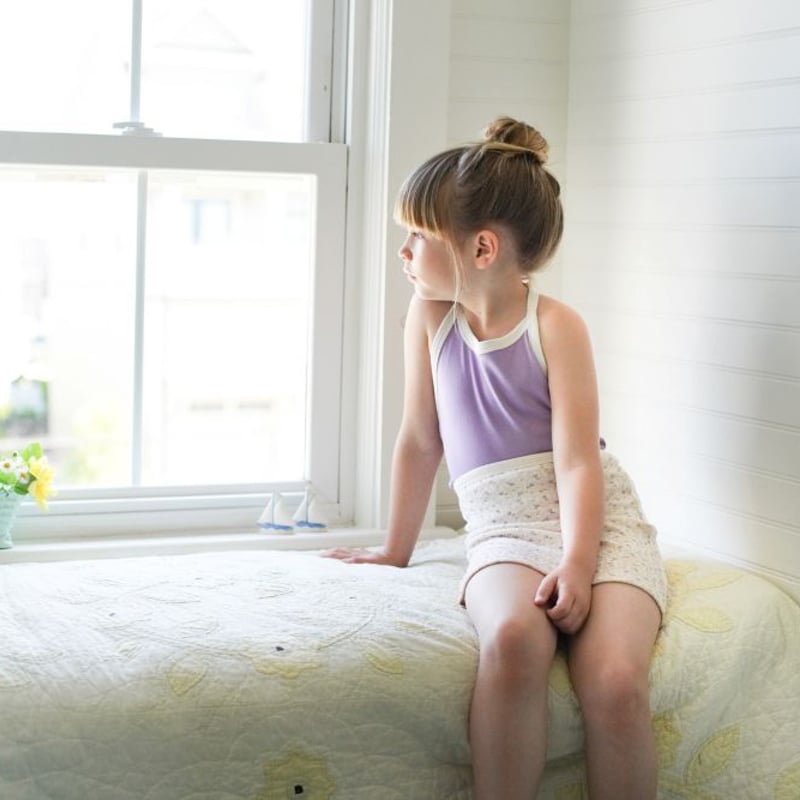 SOOR PLOOM 】Mall Skirt, Flower Press Print, S