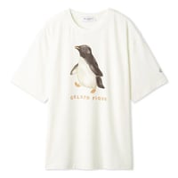 【 gelato pique 】 PMCT262281  HOMME接触冷感ｼｰｱﾆﾏﾙ柄ﾜﾝﾎﾟｲﾝﾄT YEL（メンズsize M, L）
