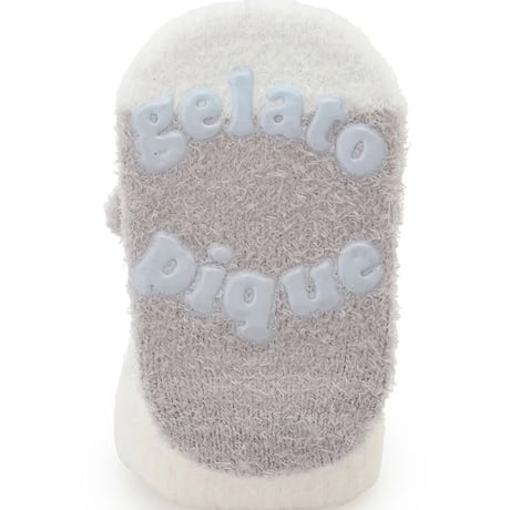 【 gelato pique 】 PBGS262537  BABYｽﾑｼｰｻｲﾄﾞｷｬｯﾄｿｯｸｽ GRY（size7~9cm）