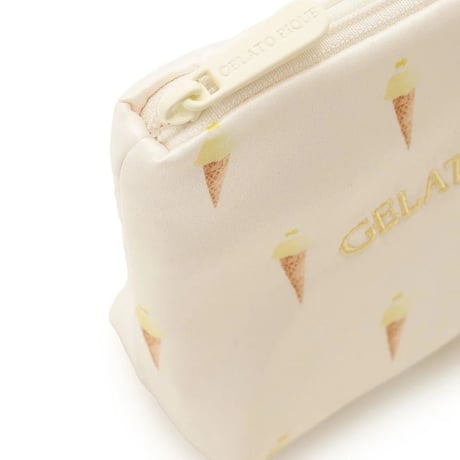 【 gelato pique 】 PWGB262633  ｿﾙﾍﾞﾎﾟｰﾁﾃｨｯｼｭﾎﾟｰﾁ YEL