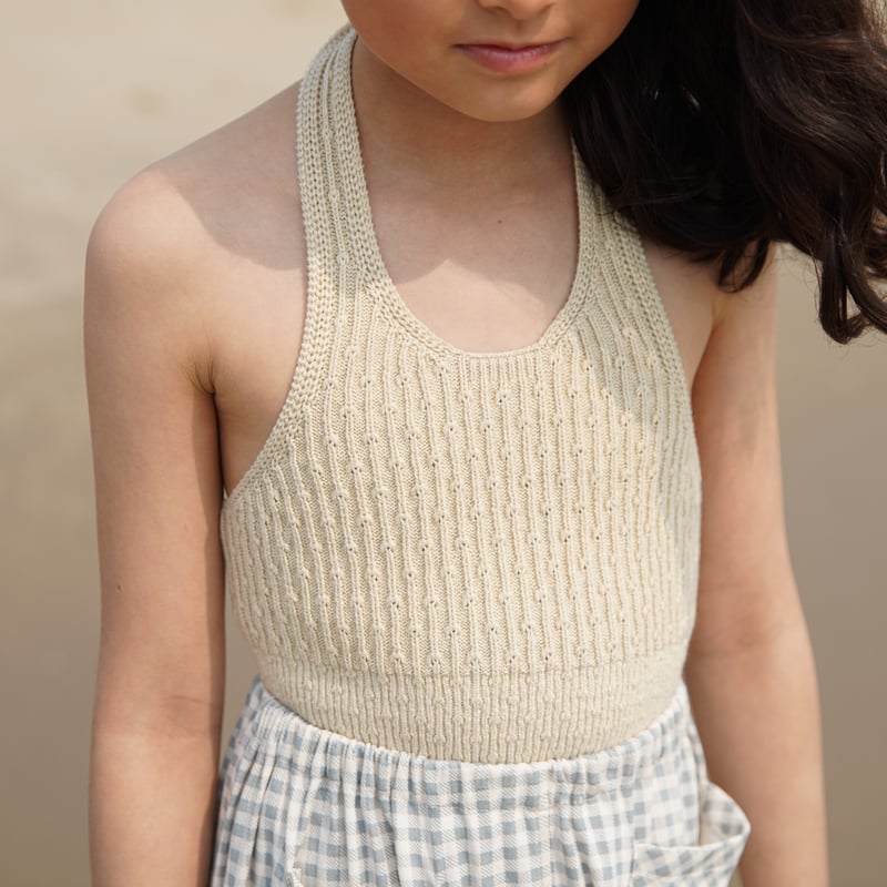 SOOR PLOOM 】Harem, Gingham Print, Azul | MIK