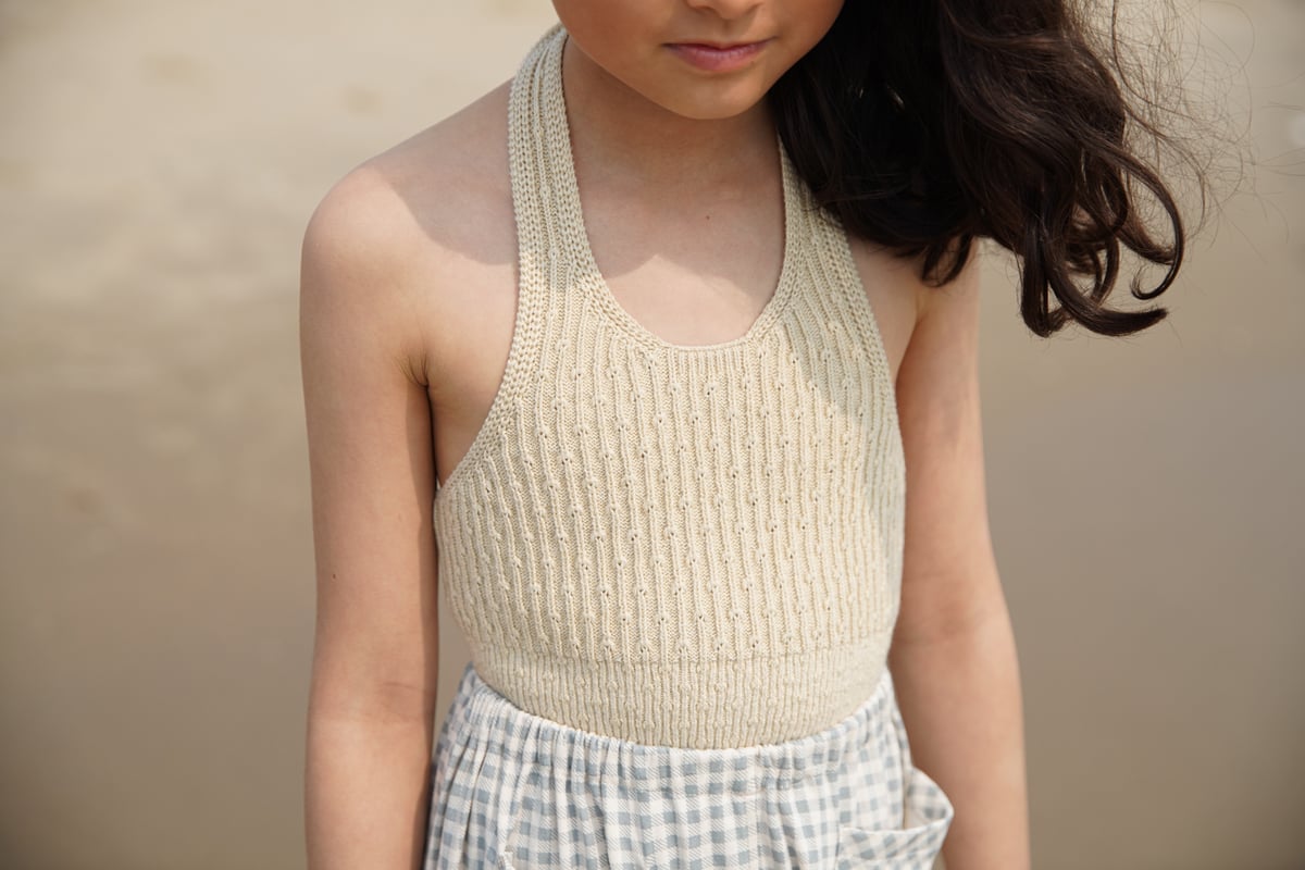 SOOR PLOOM 】Harem, Gingham Print, Azul | MIK