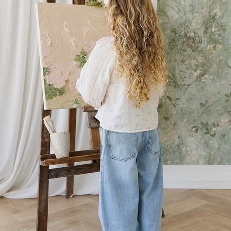 【 Jamie kay 】 JKFP262066 ﾃﾞﾆﾑﾊﾟﾝﾂ Antique Blue LBLU（size 80~100）