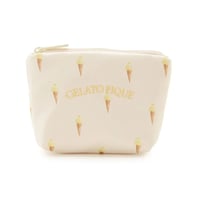 【 gelato pique 】 PWGB262633  ｿﾙﾍﾞﾎﾟｰﾁﾃｨｯｼｭﾎﾟｰﾁ YEL