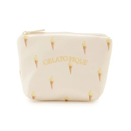 【 gelato pique 】 PWGB262633  ｿﾙﾍﾞﾎﾟｰﾁﾃｨｯｼｭﾎﾟｰﾁ YEL