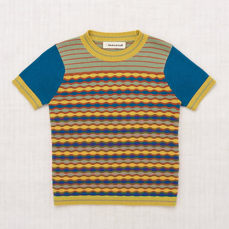 Misha&Puff】Merengue Bobby Top/ Prussian Blue |