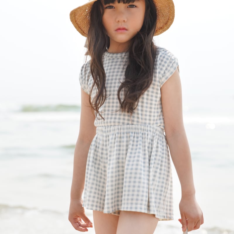 3月下旬入荷予定ご予約商品【 SOOR PLOOM 】Sundae Tee, Gingham