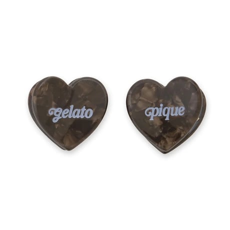 【 gelato pique 】 PWGA262622 ﾊｰﾄﾐﾆﾍｱｸﾘｯﾌﾟSET BRW