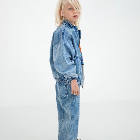 Drop1【Repose AMS】 wide pant-acid blue