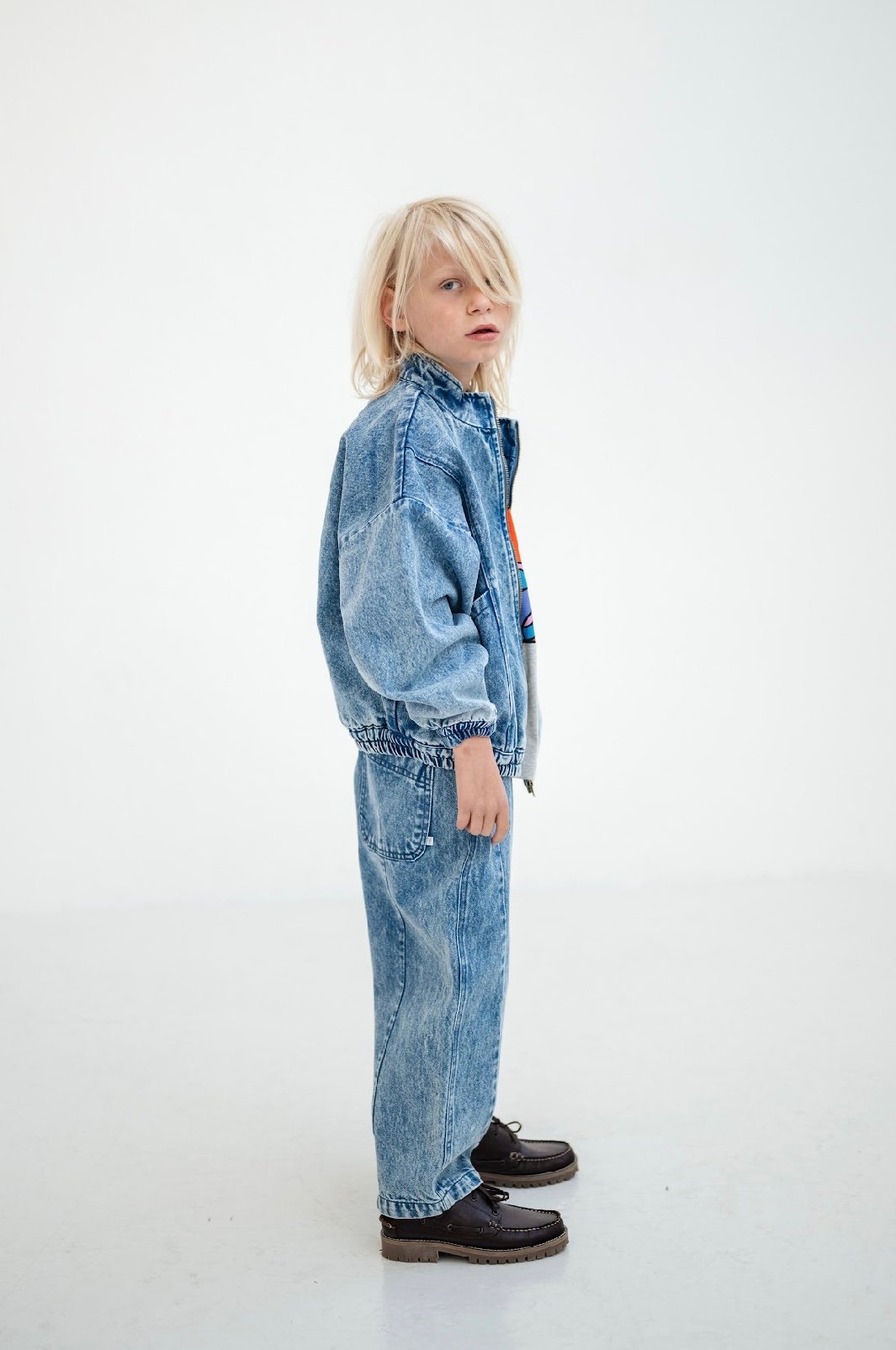 Drop1【Repose AMS】 wide pant-acid blue | MIK & CO