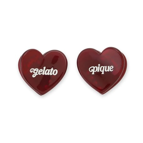 【 gelato pique 】 PWGA262622 ﾊｰﾄﾐﾆﾍｱｸﾘｯﾌﾟSET RED