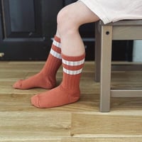 【collegien】8470 Nico - Ribbed Varsity Crew Socks