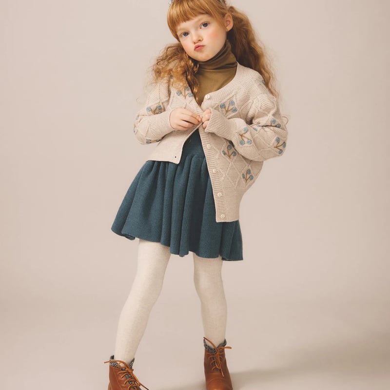 ボトムス SOOR PLOOM Enid Shortall 3y SOOR PLOOM / Enid Shortall - Gingham Print, Blu