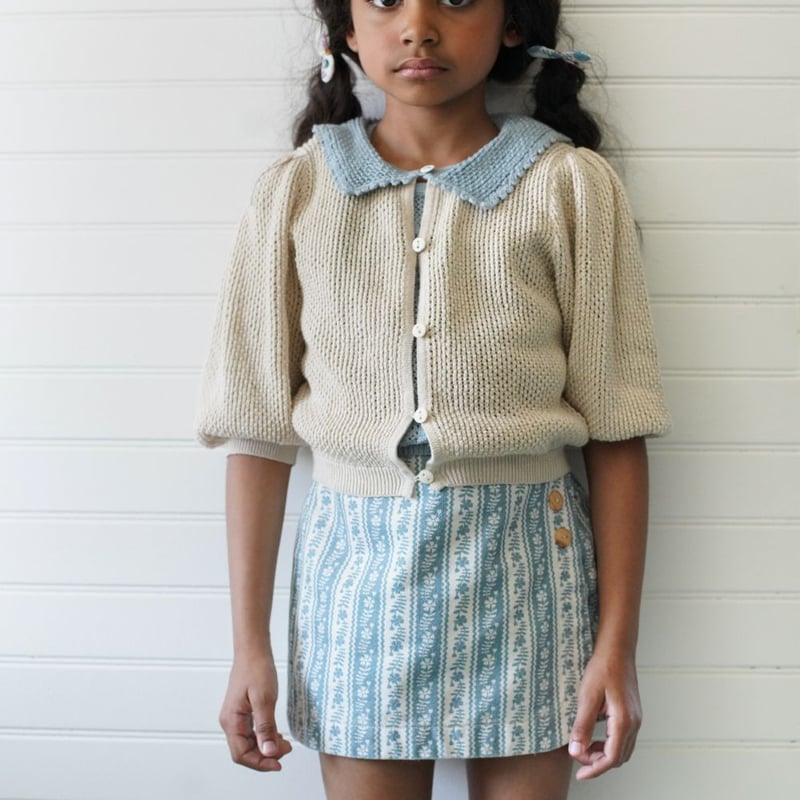 スカート soor ploom Olive Skort, Denim 3yr Soor Ploom Olive Skort - Light Wash Denim – Casp Baby Mommy & Me