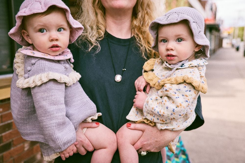 Misha&Puff】BABY PETIT COLLAR ONESIE (MARZIPAN