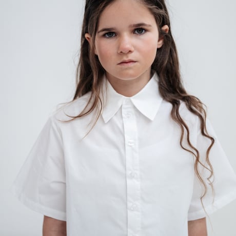 Drop1【Repose AMS】 boxy blouse-crips white