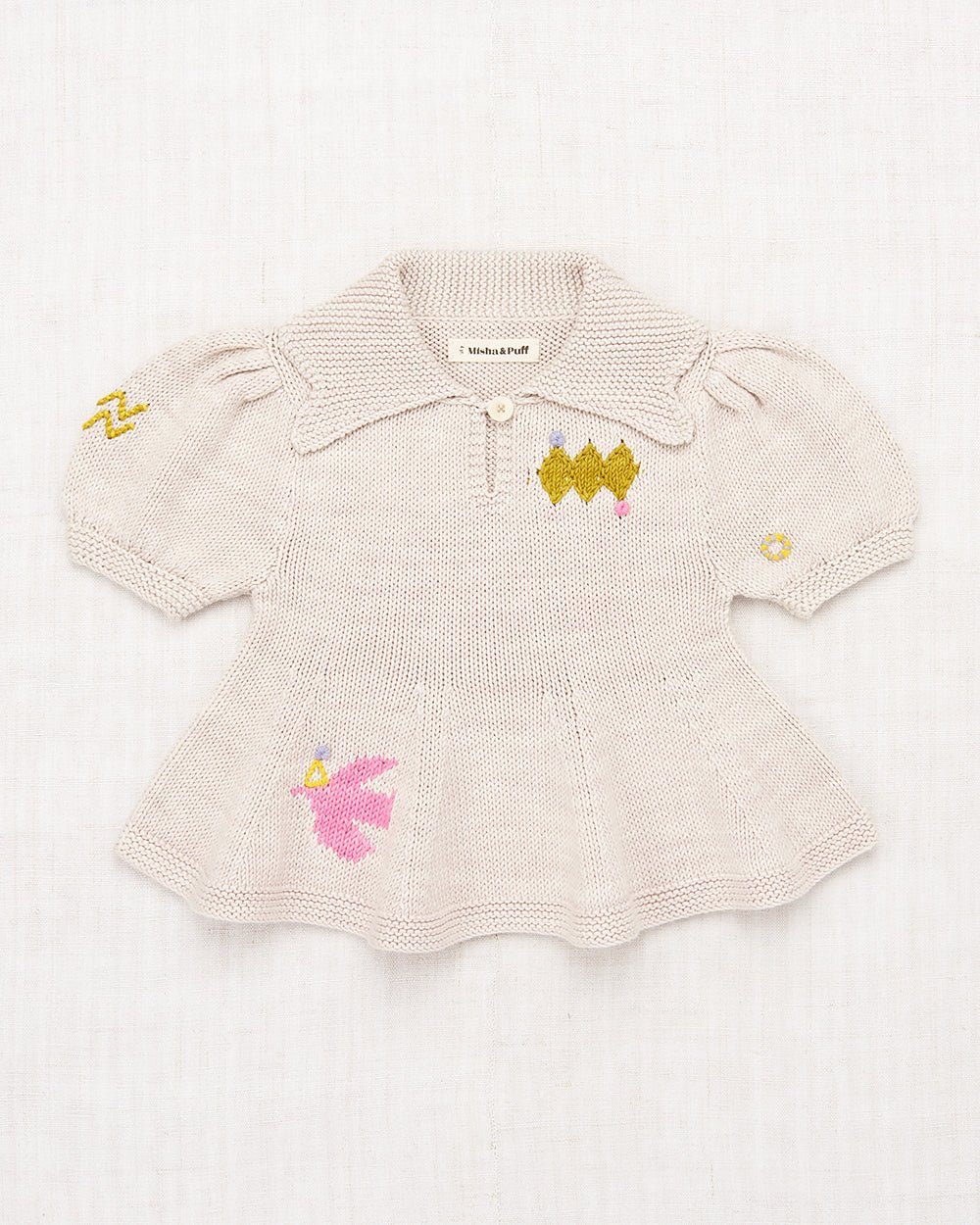 mishaandpuff ピンクコート 太けれ 