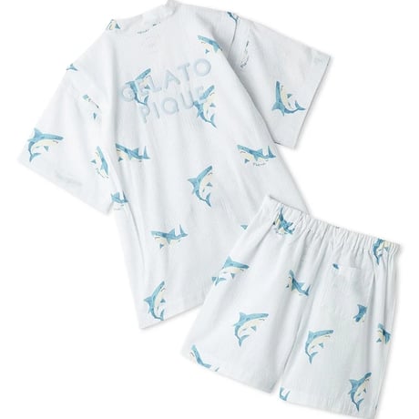 【 gelato pique 】 PKFT262411 KIDS甚平 BLU（size 90~110）