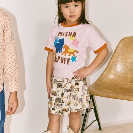【Misha&Puff】 PASTURE APPLIQUE TEE (AURA)