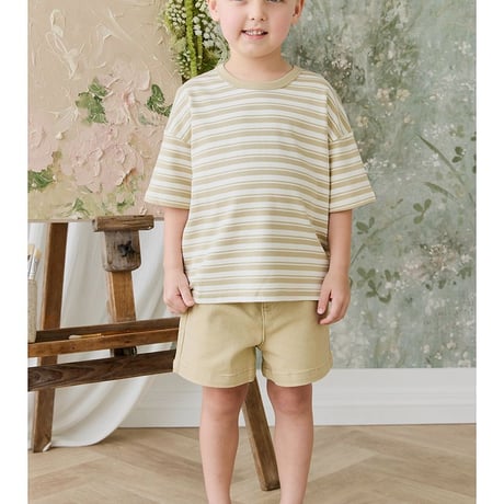 【 Jamie kay 】 JKFP262068 ｺｯﾄﾝﾂｲﾙｼｮｰﾄﾊﾟﾝﾂ Barley BEG（size 80~100）