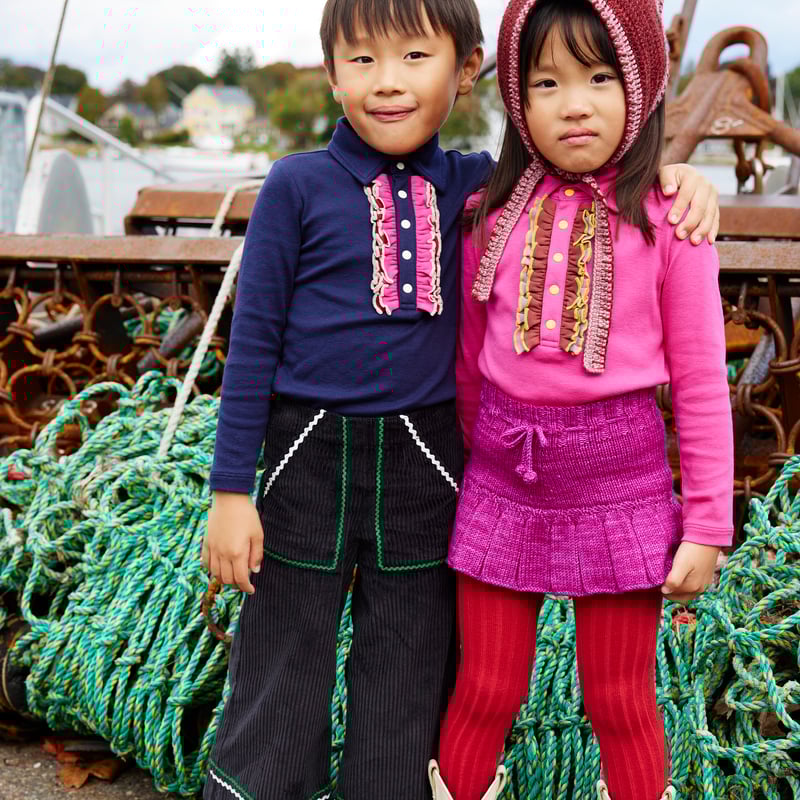 misha&puff□PrismAlineSkirt□Maritime Blue