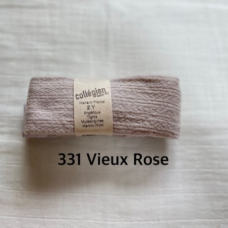 【Collegien】5993 Angélique - Pointelle Merino Wool Tights